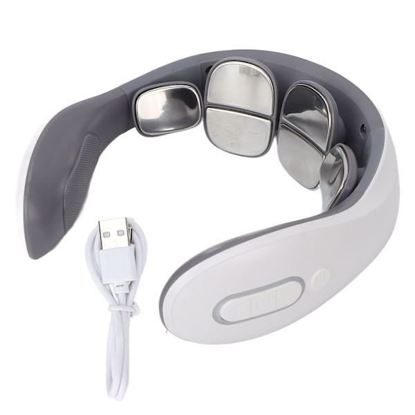 Niskahierontalaite 42°C Hot Compress 6 hierontapää Ergonominen U-muotoinen muotoilu Mukavat hierontalaitteet lahjaksi