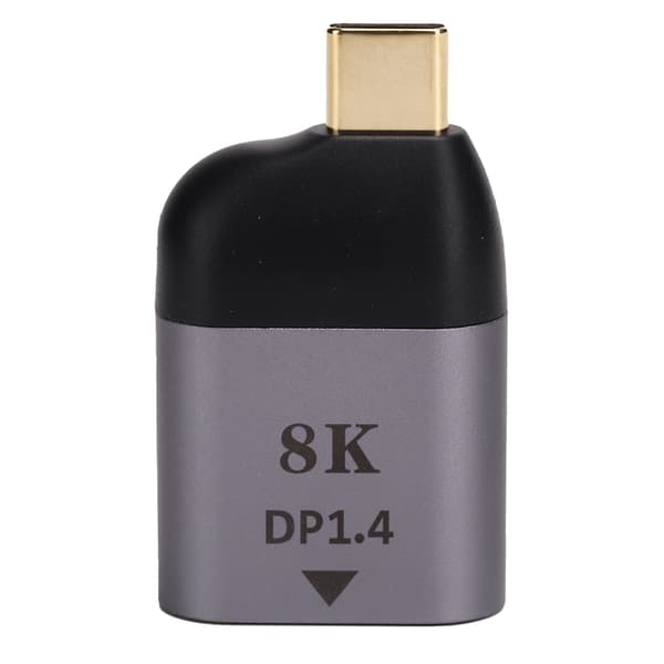 Type-C til DP1.4-adapter aluminiumslegering bærbar 8K HD-videotransmitter elektroniske komponenter
