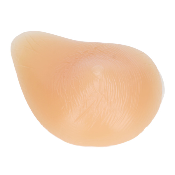 Spiralform brystform kunstig bryst Silikone brystprotese til mastektomi restitution højre 600g / 21.2oz