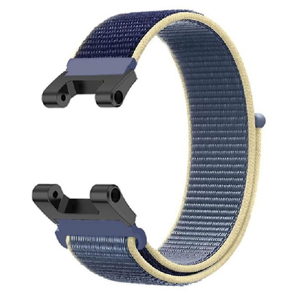 Justerbar nylon klokkestropp for Huami Amazfit T-Rex / T-Rex Pro / Ares - Svart Blå