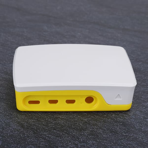 ABS-kotelokotelo kellertävänvalkoinen sopii Raspberry Pi 4B -suojakoteloon