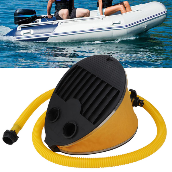 Holdbar PP oppustelig robåd Kajak fodpumpe Air Portable til kajak kano tilbehør