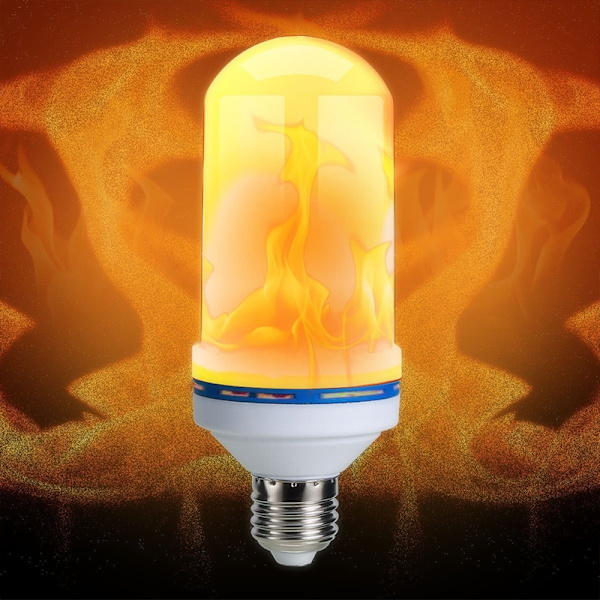 LED E27 360° Flammeeffekt-Glühbirne Dekorative Urlaubslampe