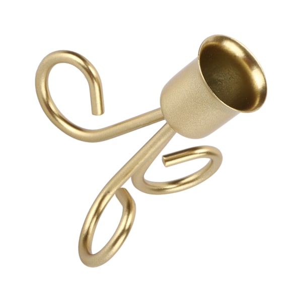Smidesjärnsljusstake Nordisk Retro Geometrisk Aromaterapi Ljusstake Stativ Heminredning Guld