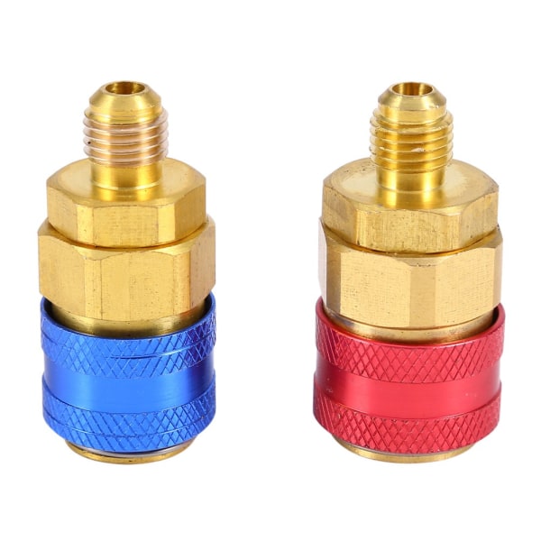 R134a Auto Car Quick Coupler Connector Messing Adaptere Low & High Side AC Manifold
