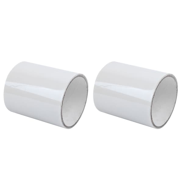 2 st vit stark vidhäftning vattentät rörslang läckagereparationstejp tillbehör 10 cm x 1,5 m