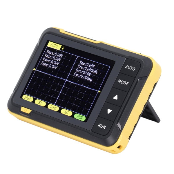 Handhållen oscilloskop Analog Digital Signal Bärbar oscillografmätare 200K Bandbredd 2.5MS/s Samplingshastighet