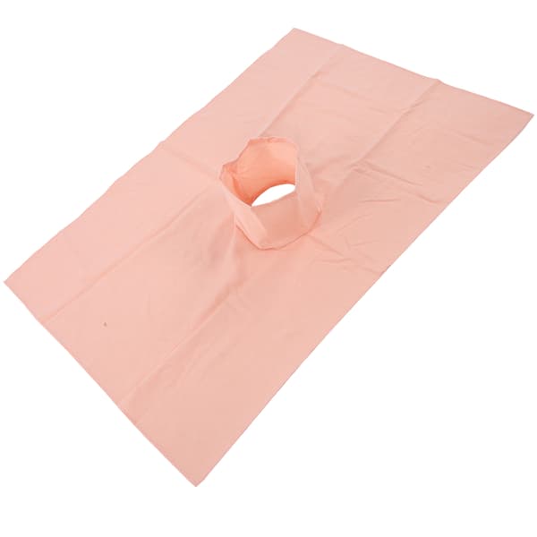Skönhetssalong Massagebäddslakan Bomull Massagebordsöverdrag med Ansiktshål (70 x 100cm) Jade