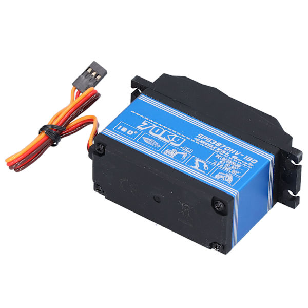 SPG3870HV‑180 asteen alumiiniseosvaihdeservo 1:5 kauko-ohjattaviin autoihin ja veneisiin