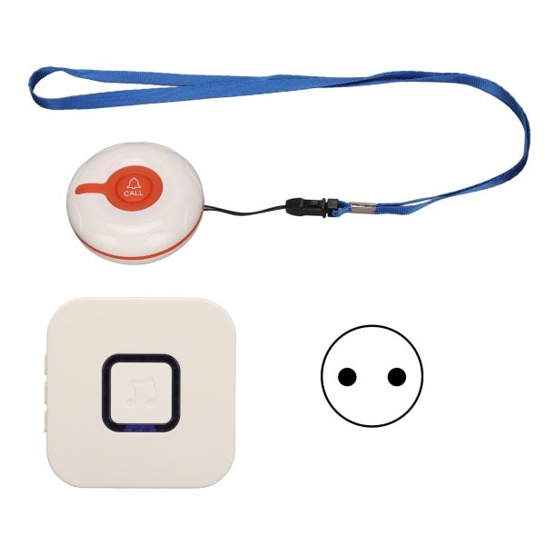 Trådløs Caregiver Personsøger 433MHZ Sensitive Vandtæt 1 til 1 Patient Attention Personsøger 100‑240V EU-stik