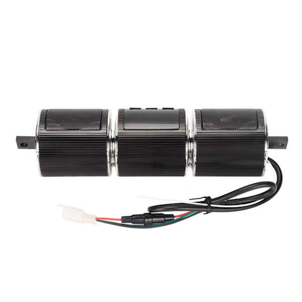 Motorcykel Bluetooth högtalare Trådlös IP54 Vattentät DC12V Styrmonterad Audio Sound System Svart