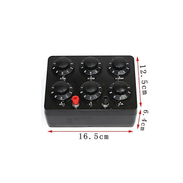 0-99999.9 Ohm Enkel Resistanslåda Precision Dekadmotstånd