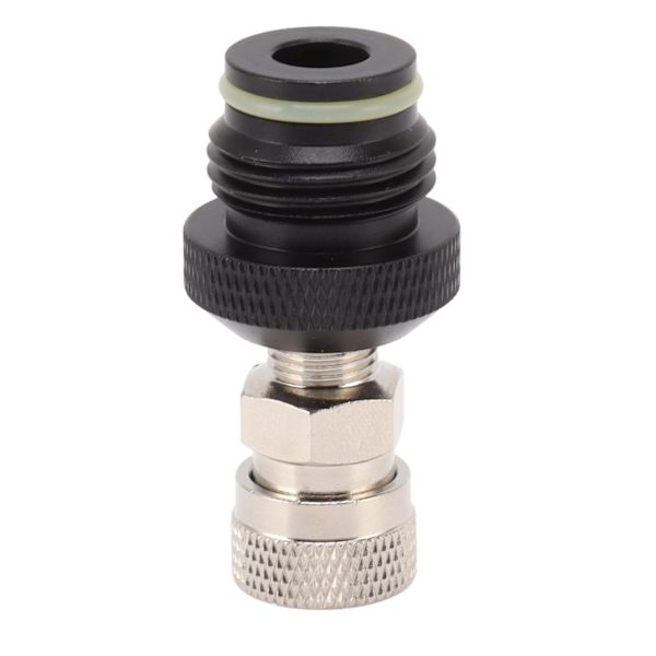 CO2 Tank Hun Adapter Lækagesikker Rustfrit Stål Aluminiumlegering 8mm G1/2 14 Slange Hurtigkobling Hun Fitting