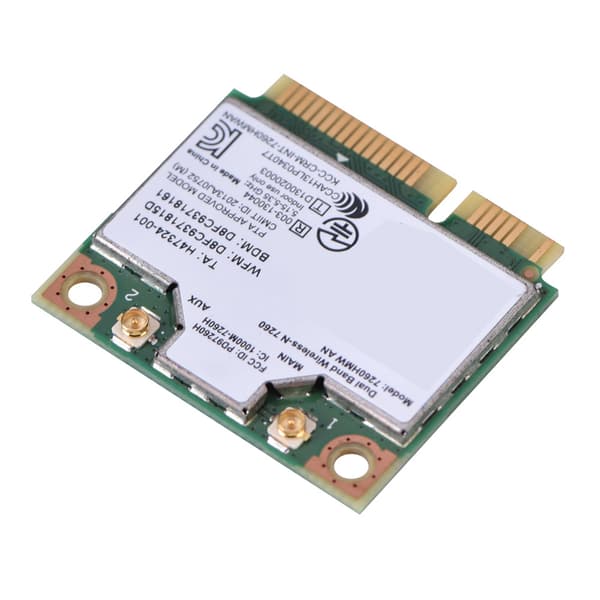 Intel 7260AN 7260HMW mini PCI-E 300M Bluetooth 4.0 Dual Band Trådløst WiFi-kort