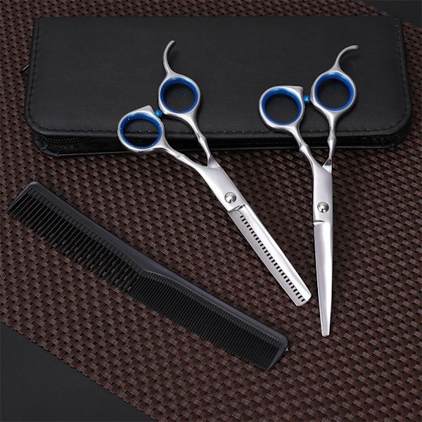 4 st/set Hår saxar Klipp saxar Kam Salon Professionell Frisör Hårklippning Tunnande Frisör set
