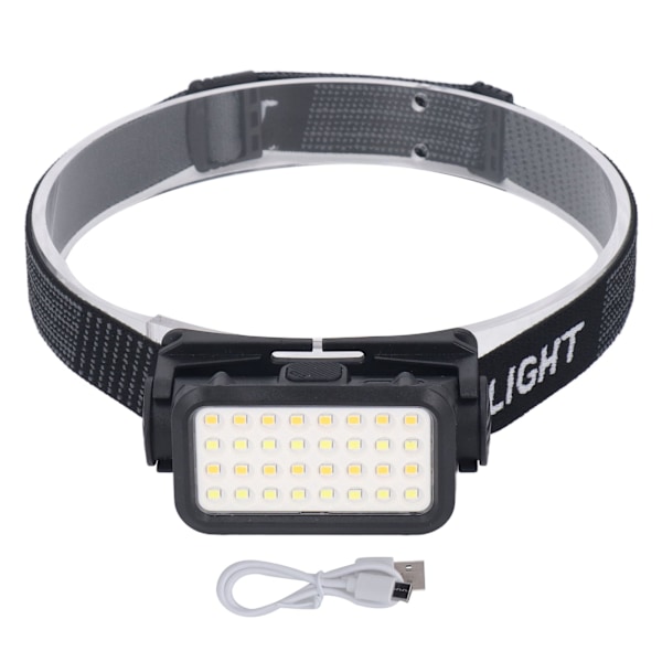 Headlamp LED USB Charging 5 Gear High Brightness IPX4 Waterproof for Cycling Fishing