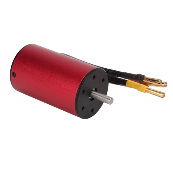 S3660 Børsteløs Motor Aluminiumlegering 4 Poler Rotor Høj Vridning Vandtæt 3800KV Børsteløs Motor til 1/8 1/10 RC Bil
