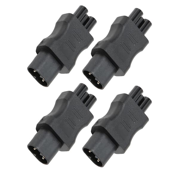 IEC320 C8 til IEC320 C5 Konverter 10A 250V 2.5A 250V Strømledning Adapter for Laptop Strømadapter UPS Server 4 stk