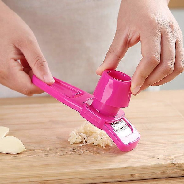 Grön 2-pack Multifunktionell Ny Kraftfull Kvarn Manuell Köttskärare Frukt Grönsaker Nötter Ört Hackare Kross Kök Vitlöksskärare