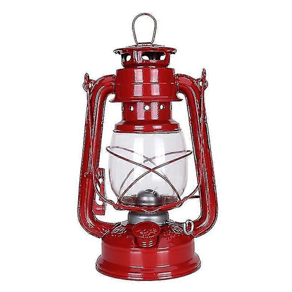 Hängande Lampa Retro Fotogenlampa 25cm för Camping & Heminredning Svart