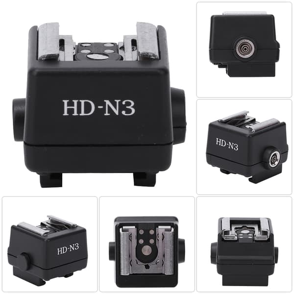 HD N3 PC Blixtljus Blixtskoadapter Tillbehör för Sony Videokamera