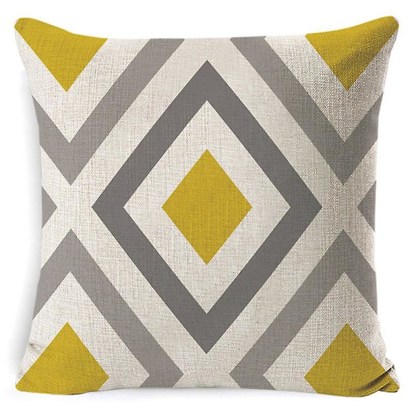 Set med 8 st Kuddfodral Enkla Fyrkantiga Örngott Dekoration för Soffa Vardagsrum Sovrum Kontor 45x45cm