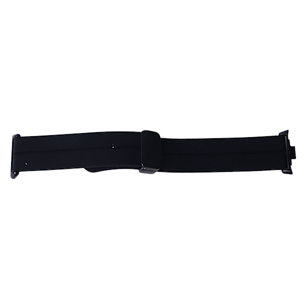 Klockarmband Klockarmband Silikon Magnetisk Fällbar Flexibel Vattentät Klockarmband för Mi Band 8 Pro Svart