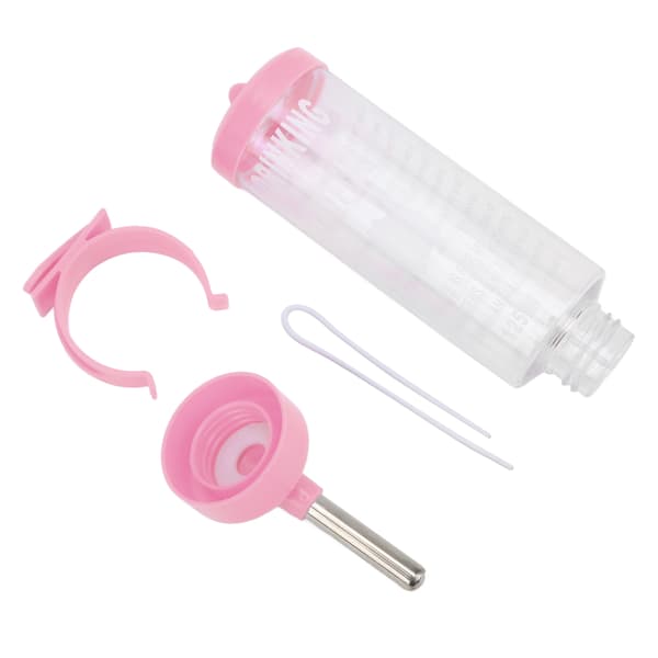 Automatisk drypfri hamster drikkefontæne 125ML pink
