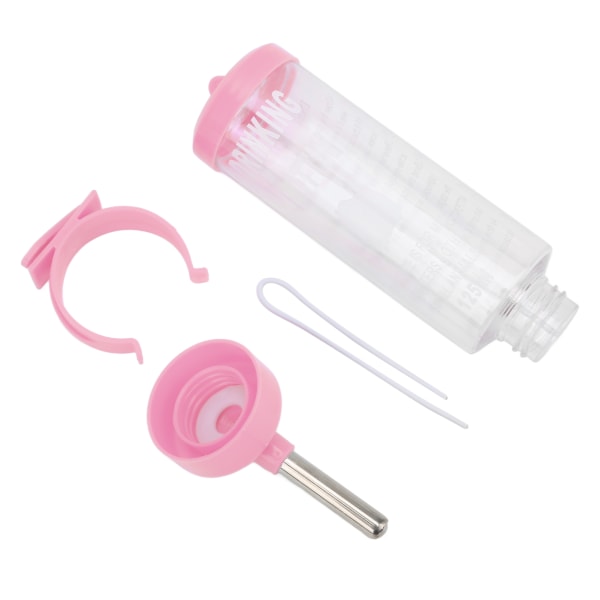 Automatisk No Drip Hamster Drinking Fountain 125ML pink