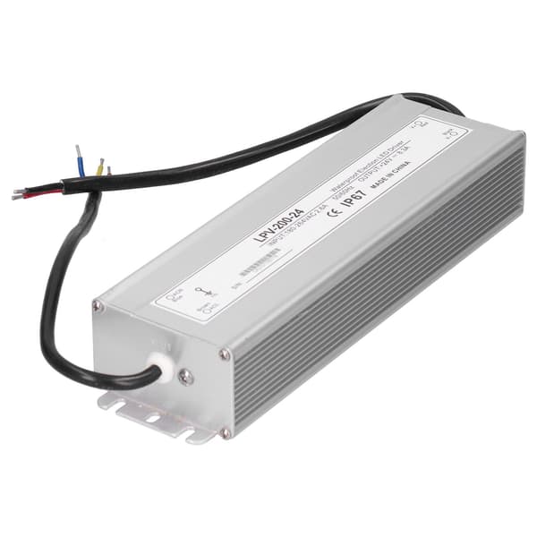 BERM LED Driver Elektronisk 200W Vandtæt Strømforsyning Transformer Adapter LPV-200-24 DC24V