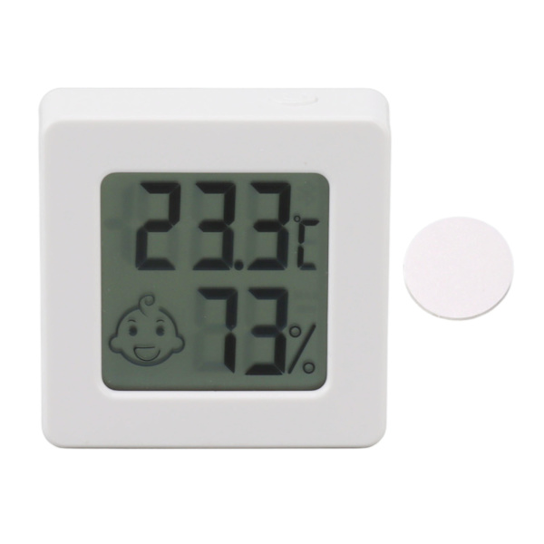 Mini hygrometer termometer hög noggrannhet kompakt bärbar digital temperatur fuktighet mätare mätare för hem kök