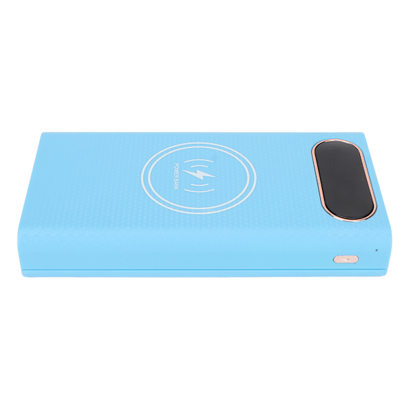 10W 5W 6 21700 Akkukotelo Hitsaus Ilmainen Power Bank Box Kit DIY Langaton laturi Case Sininen
