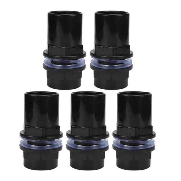 5 st/set PVC Akvarium Vattenrörskarv Rak Röranslutning Akvarietillbehör (32mm)
