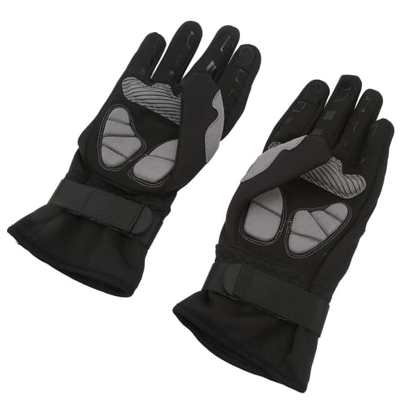 S089 Cykelhandsker Touchscreen Vindtætte Termohandsker Vinter Skihandsker Fuld Finger Sort L