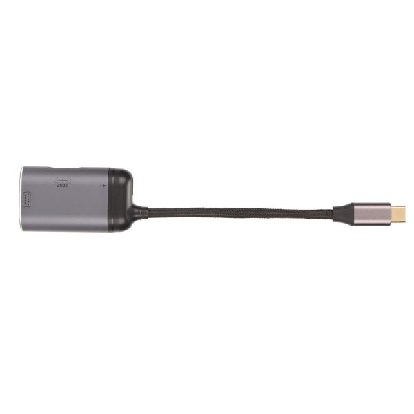 USB C Hub Type C til VGA HD multimediegrensesnitt PD100W USB C dokkingstasjon Støtte 4K 60HZ dokkingstasjon for nettbrett