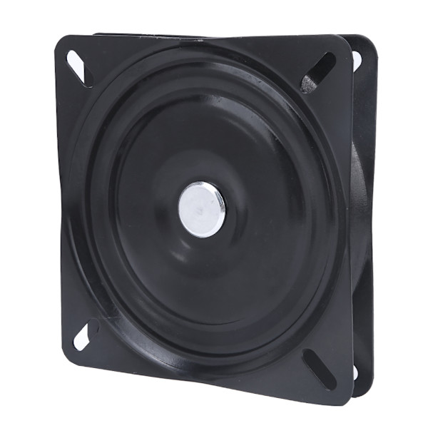 Svart metall jern platespiller kontorrekvisita roterende displaybase 150 x 2mm for håndverk