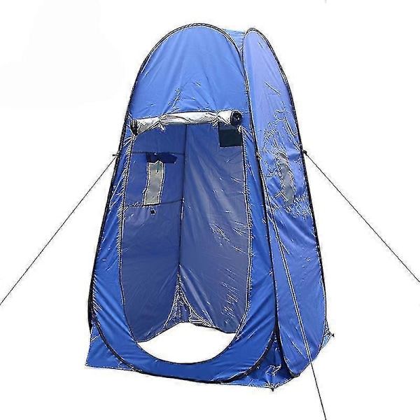 Enkel Döljande Portabelt Privat Dusch Toalett Camping Pop Up Tält UV Funktion Utomhus Omklädning Fotografering Grön & Blå Fiske Wc_SZXM