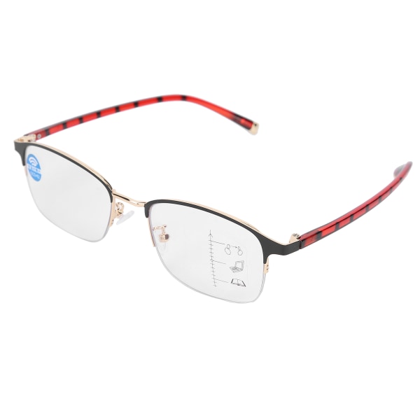 Zoom Presbyopic lasit Sininen valoa estävät lukulasit Unisex Vanhusten lasit (+200)