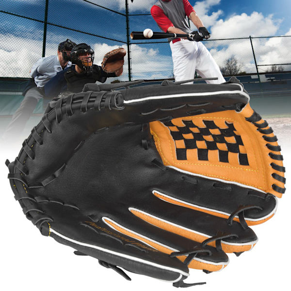 Utomhussportträning Baseball Thicken Handskar för barn Vuxna Softbollträningsutrustning 12,5 tum