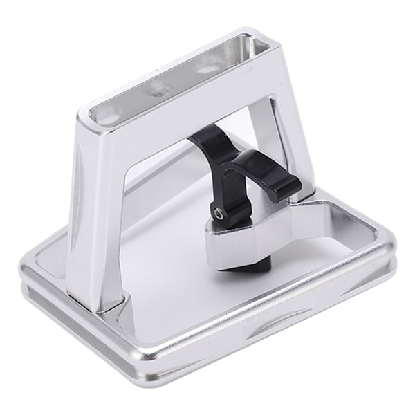 Folding Bike Front Carrier Adapter Aluminium Alloy Hollow Carved Mount Base for Poday Silver