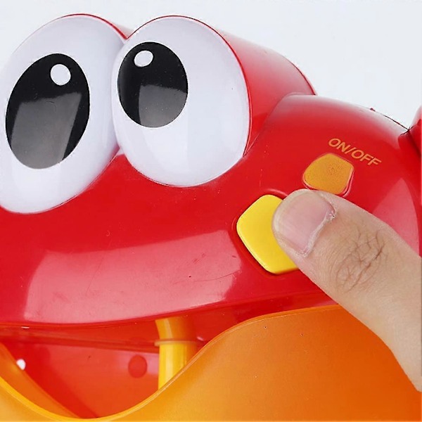 Badkarsbubbelmaskin Krabba Automatisk Bubbelblåsmaskin Batteridriven Krabba Babybadleksak Krabba Zekai