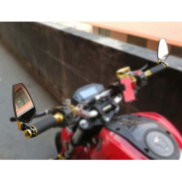 1 par motorcykelstyre ändsidospegel backspegel för MSX125