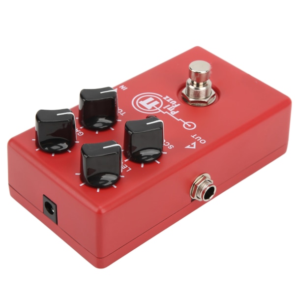 Fuzz Distortion Pedal Level Gain Scoop Tonejustering elektrisk gitar Monoblokkeffekt 30mA