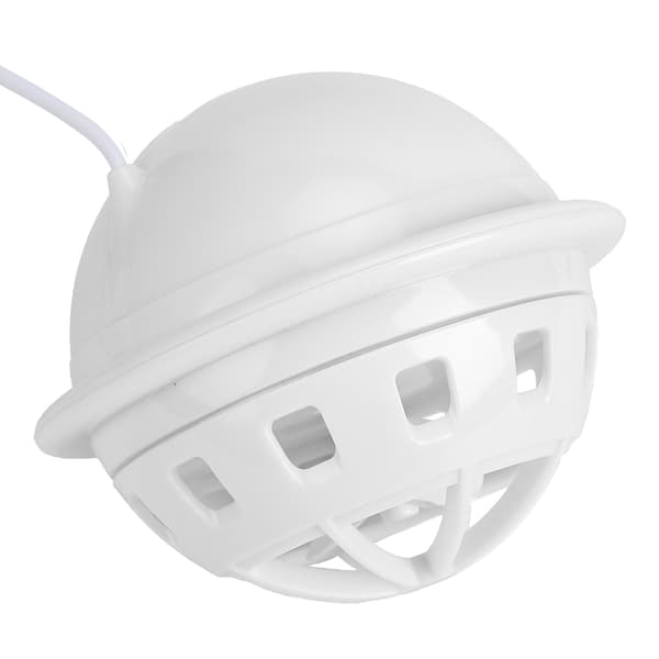 Diskmaskin 15 Minuter Automatisk Avstängning Super Shock Wave 2 Lägen USB-Driven Mini Diskmaskin (Vit)