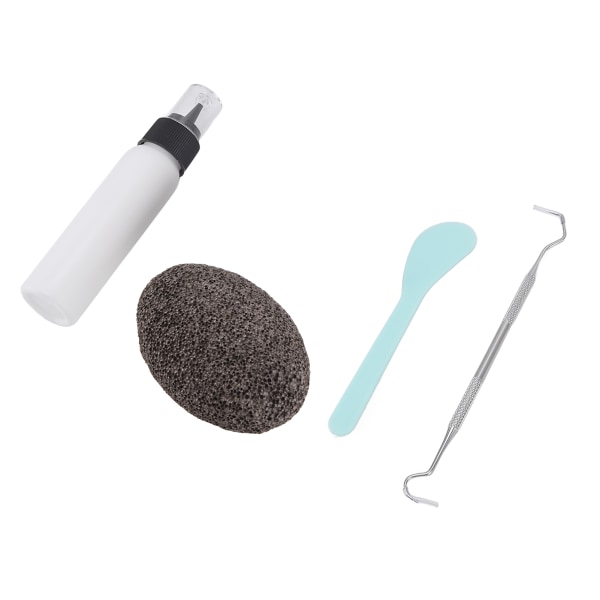 Picking Rock Kit Vit Latex Oval Stone DIY Intressant avkopplande lättnad Pick Rock Toy för vuxna Lindra spänningar