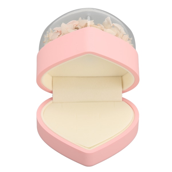 Rose Flower Box Hjerteformet Langvarig Flip Red Rose Flower Box for Valentinsdag Rosa