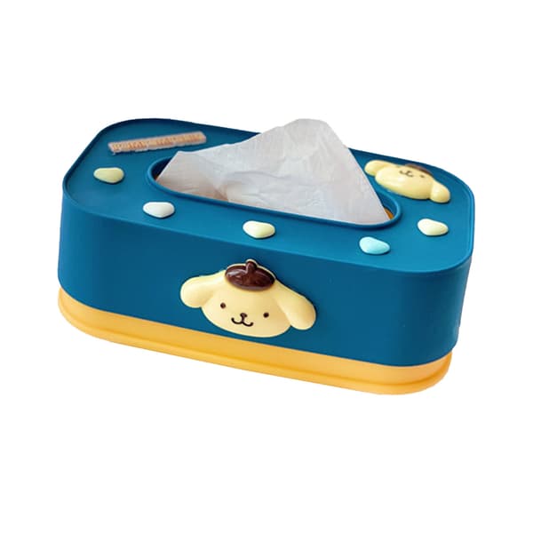 Søt løftbar tørkepapirboks Rektangulær plastfri justerbar løftbar tørkepapirboks for soverom stue Big Head Pudding