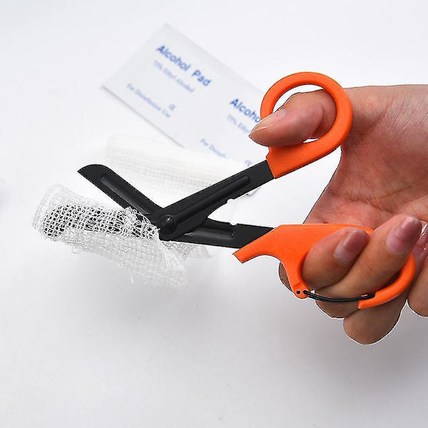 Bærbare rustfrie medicinske sakse - Mørkeorange