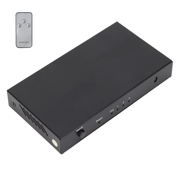 HD Multimedia Interface Switch 3 in 1 ut 3D 4K HD Video Splitter för PS3 Laptop 100‑240VUS-kontakt