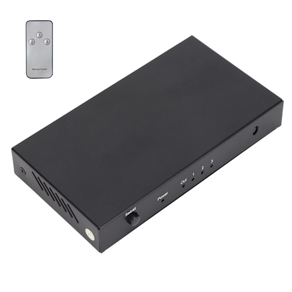 HD Multimedia Interface Switch 3 ind 1 ud 3D 4K HD Video Splitter til PS3 Laptop 100‑240V US-stik